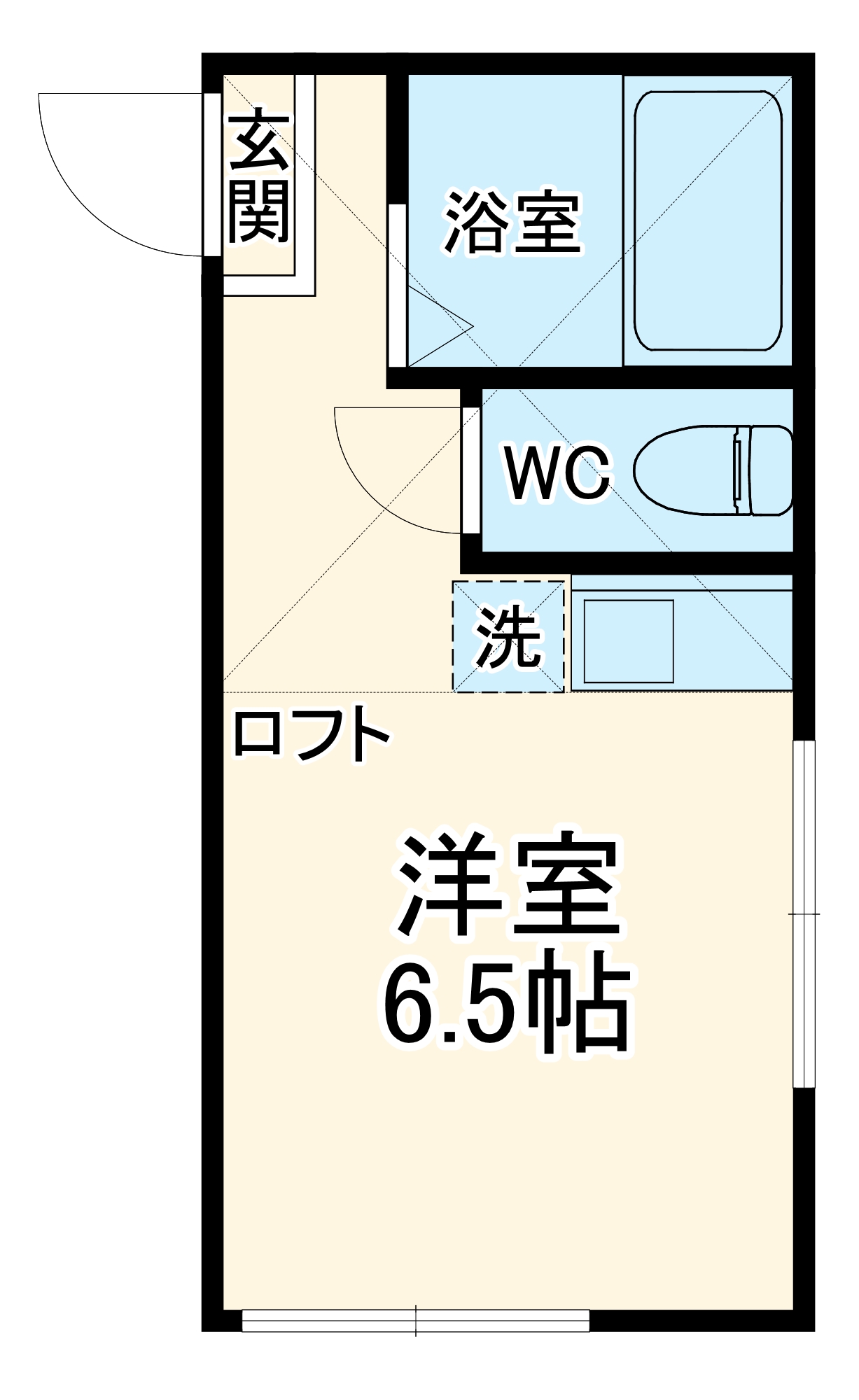 ロメールの間取り