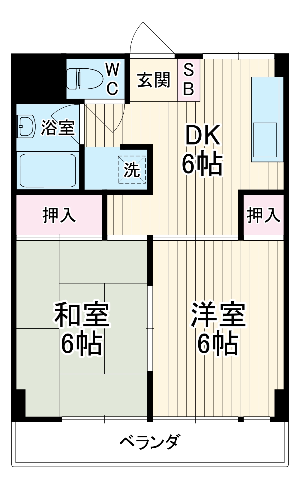 プロスパ・クランマンションの間取り
