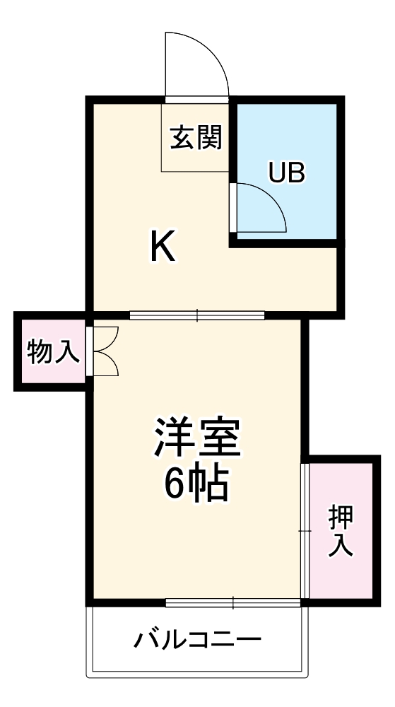 オリーブAの間取り