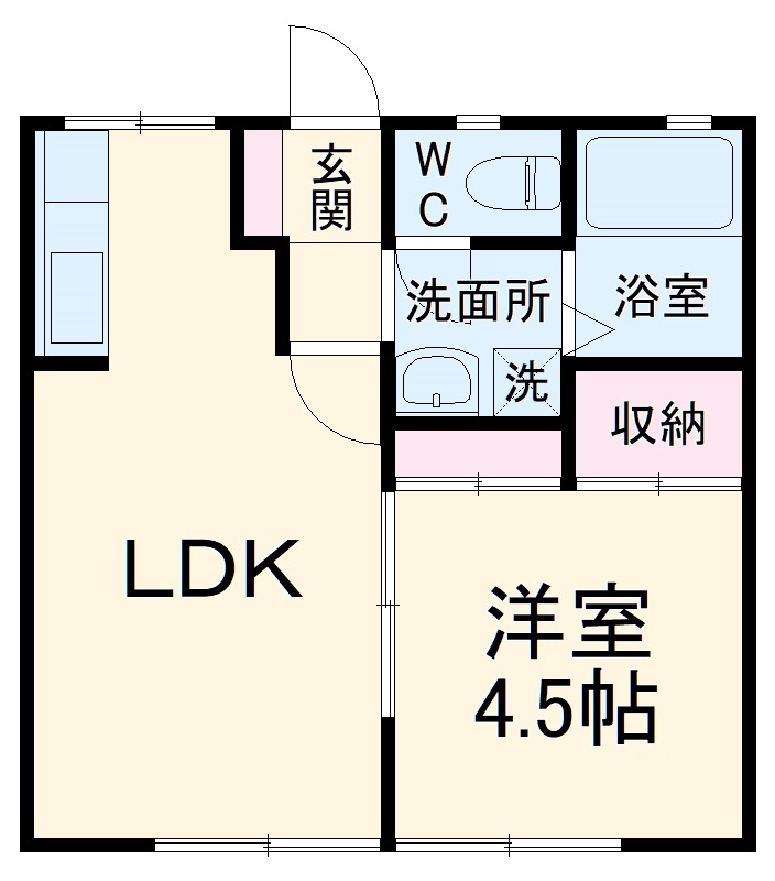 林ハイツの間取り
