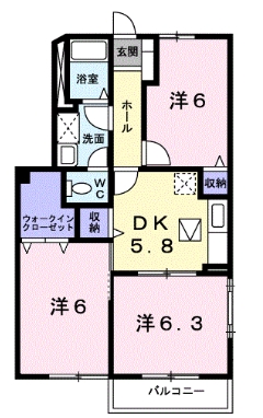 東ハイツ3の間取り