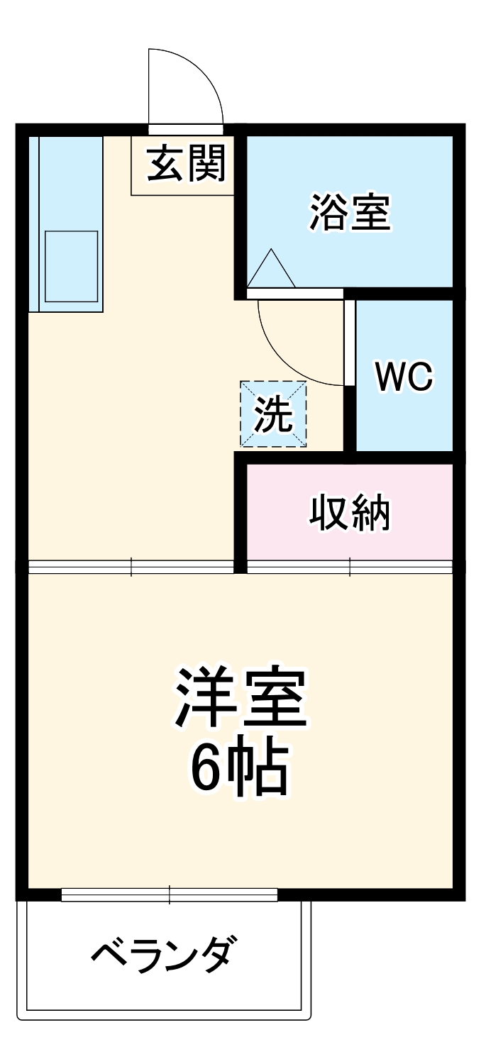 聚楽ハイツの間取り