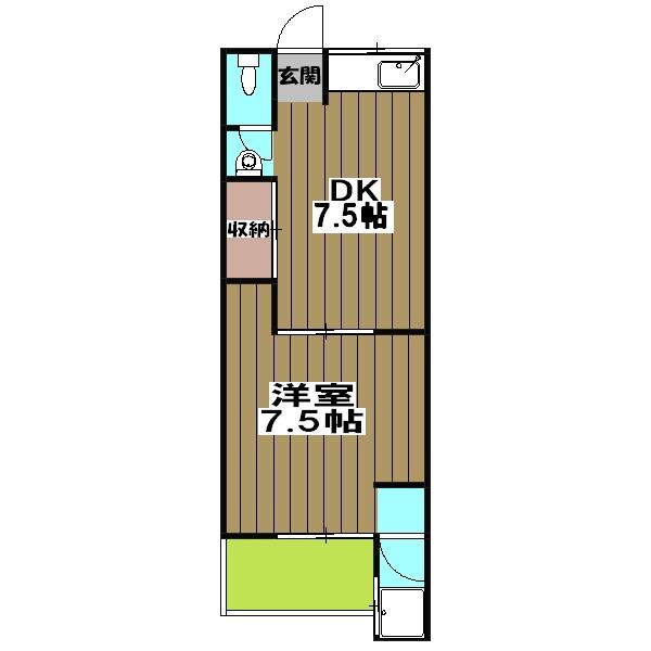 マンション千丈の間取り