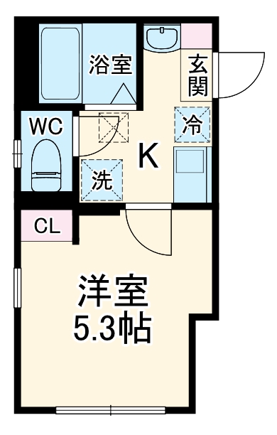 CASADIA鶴見の間取り