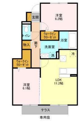 山王NTステージAの間取り