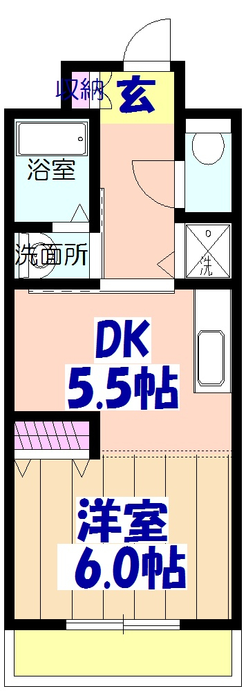 メゾンラフィーネの間取り