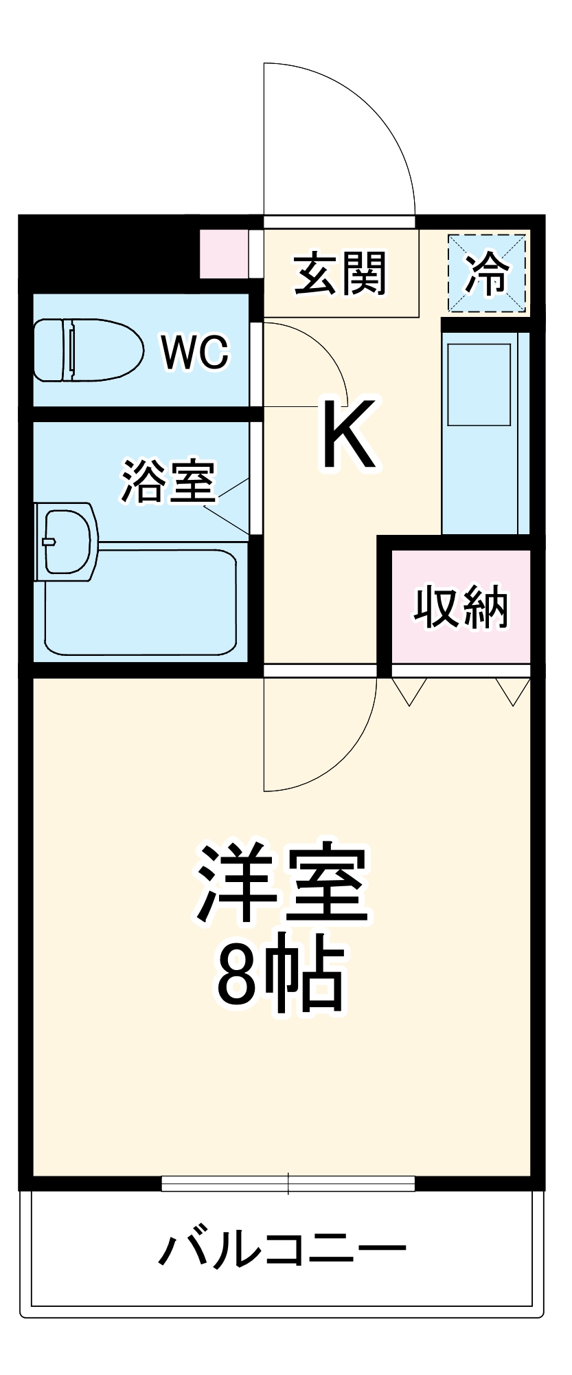 ハイムコスモスの間取り