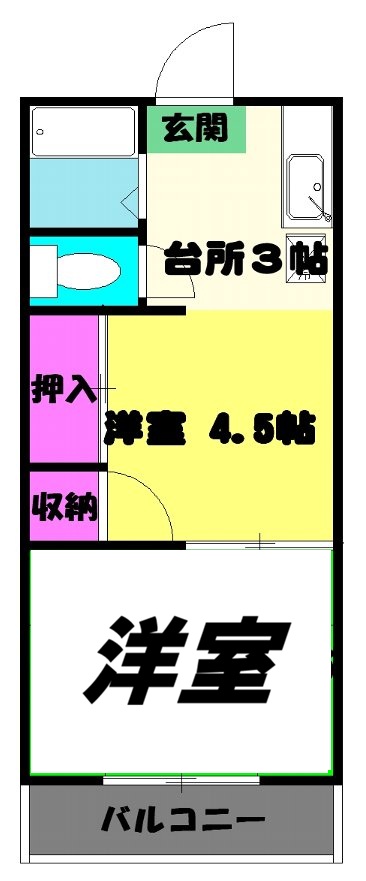 サンシャイン千葉の間取り