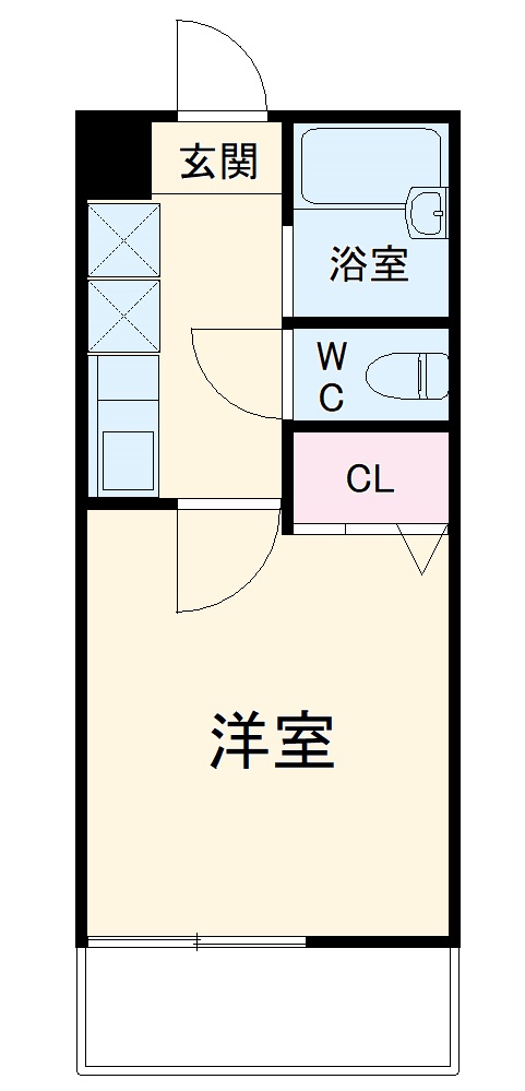 グランフェリオ横浜元町の間取り
