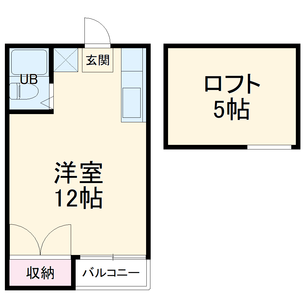 スズランハイツ中石原の間取り