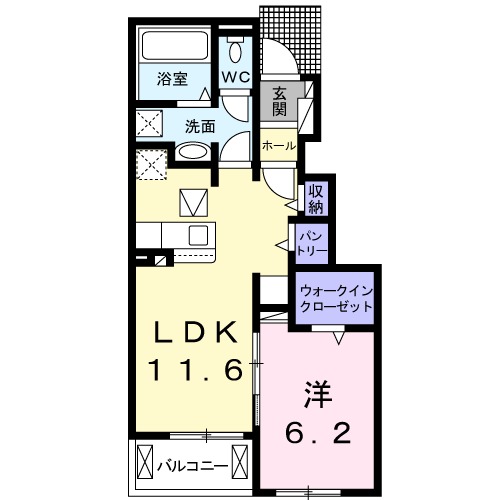 カメリアⅡの間取り
