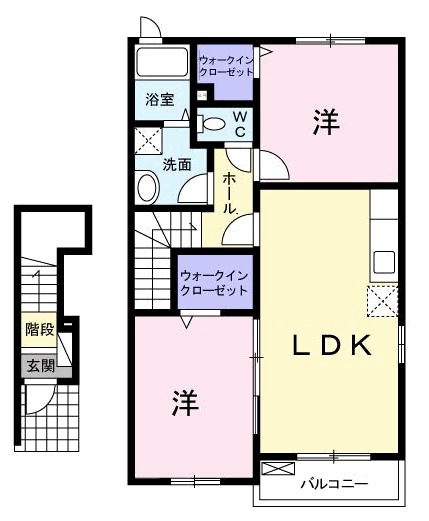 シャロームの間取り