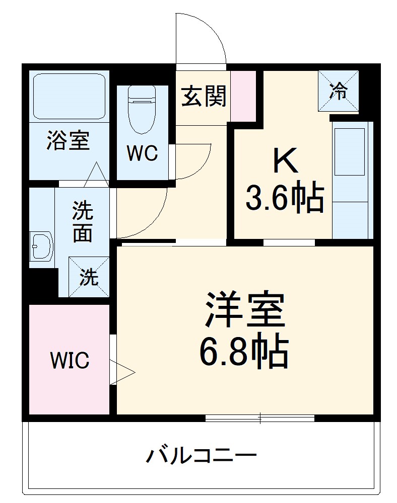 グリーンヒル二重堀・302号室の間取り