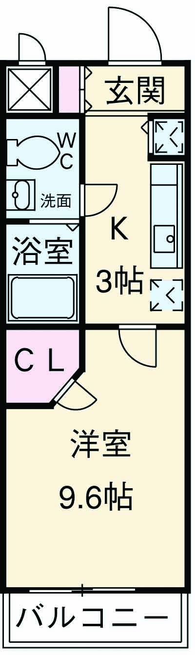 アルカサーノ新杉田の間取り
