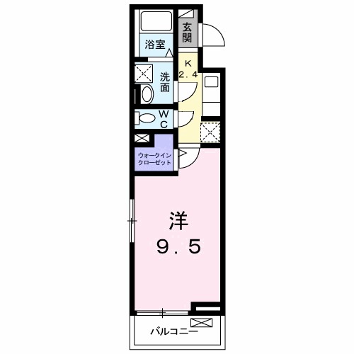ラ・ヴィアンローズの間取り