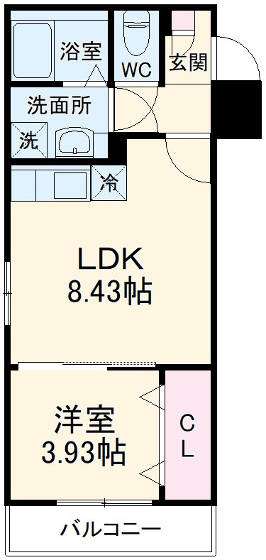 AJ草加WestⅡの間取り