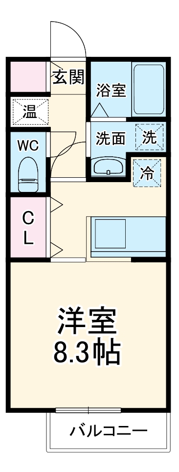 エルメゾン ユウの間取り