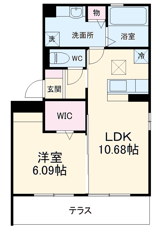 セレーノ十一番の間取り