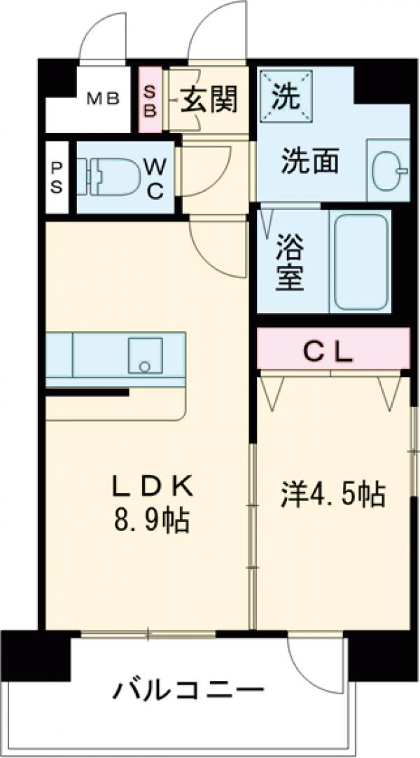 レトワール小笹の間取り