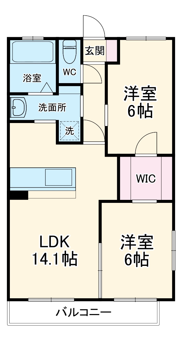 Grandir原島の間取り