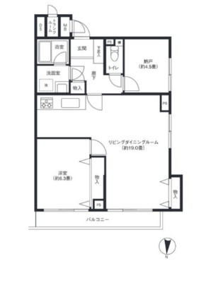 フレール宮の坂の間取り