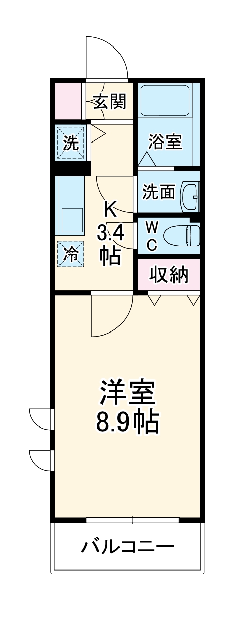 シエルグランTOKAIの間取り