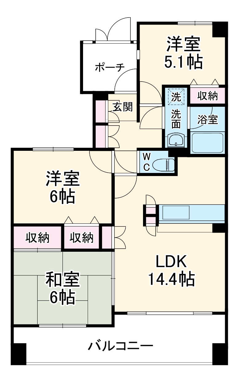 エクセル本厚木の間取り