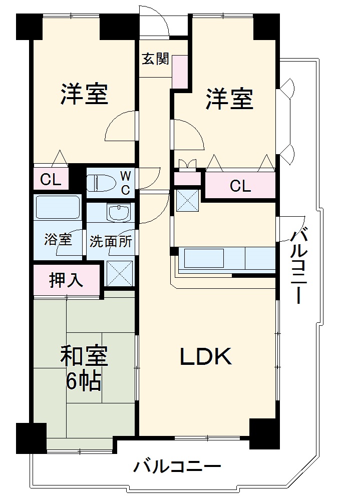 ダイアパレス掛川 407号室の賃貸物件詳細情報 静岡県掛川市青葉台２０ ７ 掛川駅 マンション 賃貸ならハウスコム