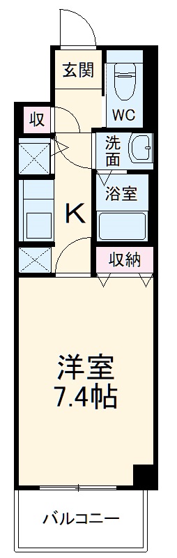 S-RESIDENCE葵Ⅱの間取り