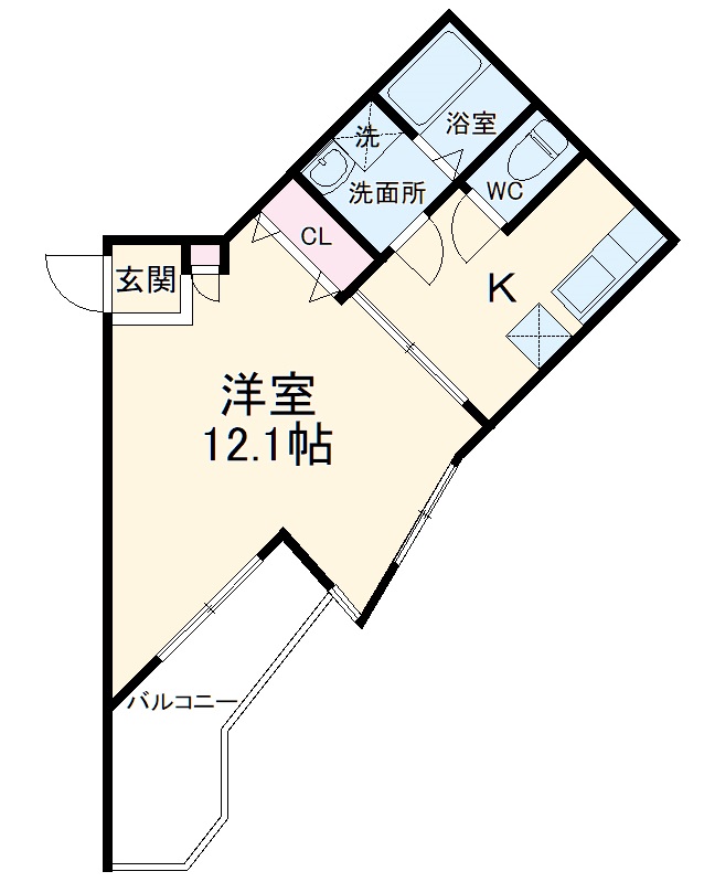 横浜元町ガーデン18の間取り