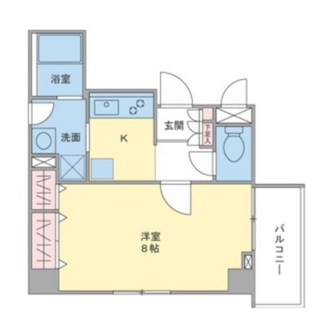 シャンチー・ボナールの間取り