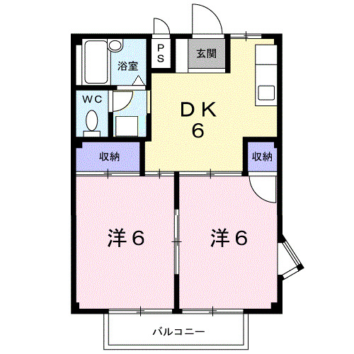 シティハイツくろだの間取り