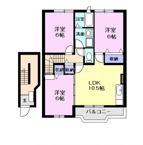 ソレアード・イトウの間取り