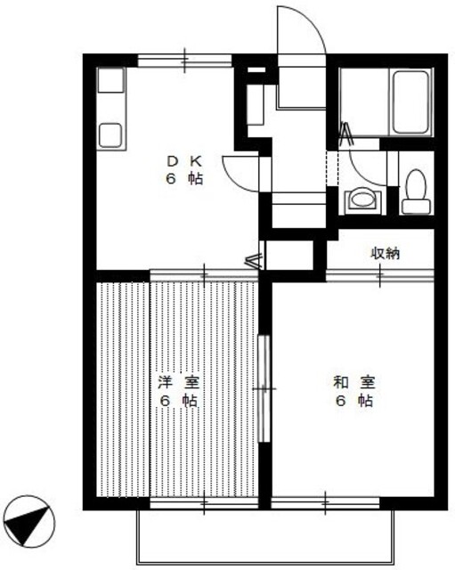 ディアコート大蔵の間取り