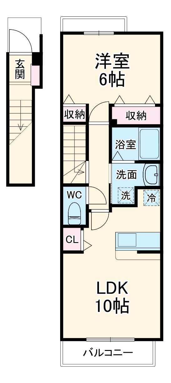 アルカンシェルTDの間取り