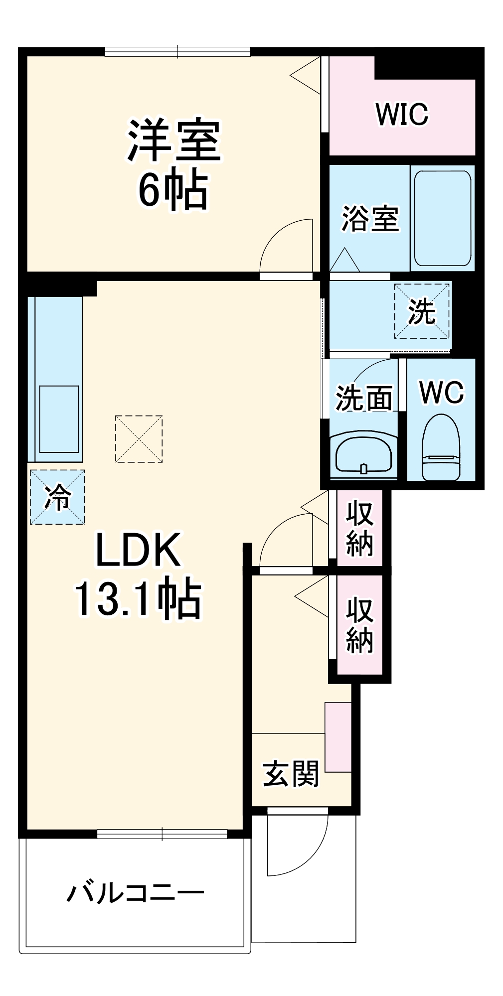 A・O SquareAの間取り