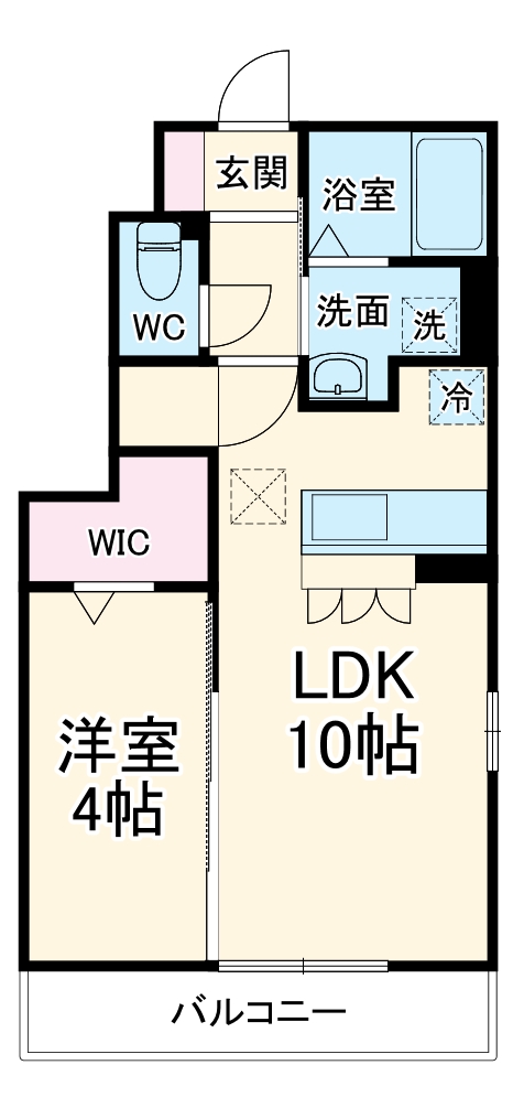 ティアラ新鎌の間取り