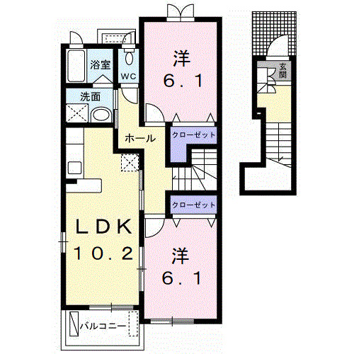さくらⅡの間取り