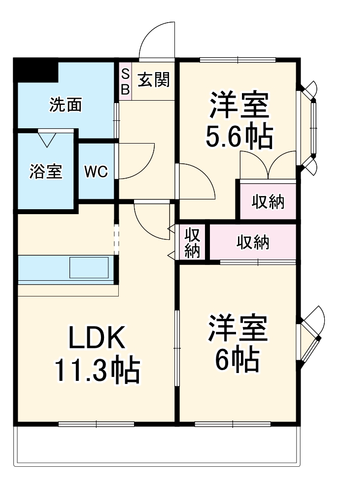 プラスパ・ダイトクの間取り