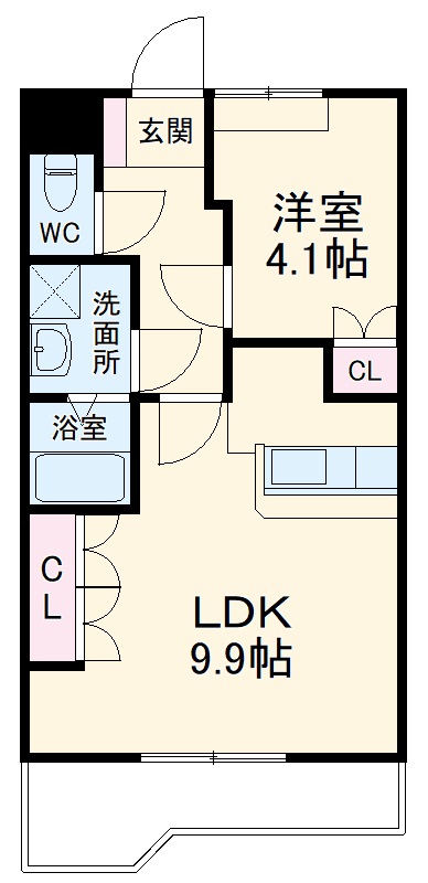 ラベンダーリブの間取り