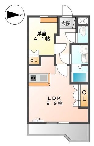 ラベンダーリブの間取り