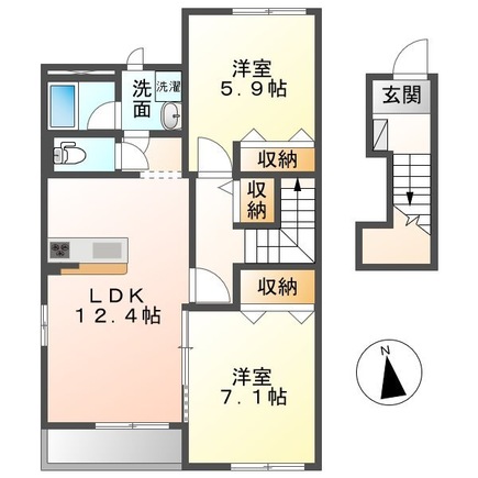 クレール エストの間取り