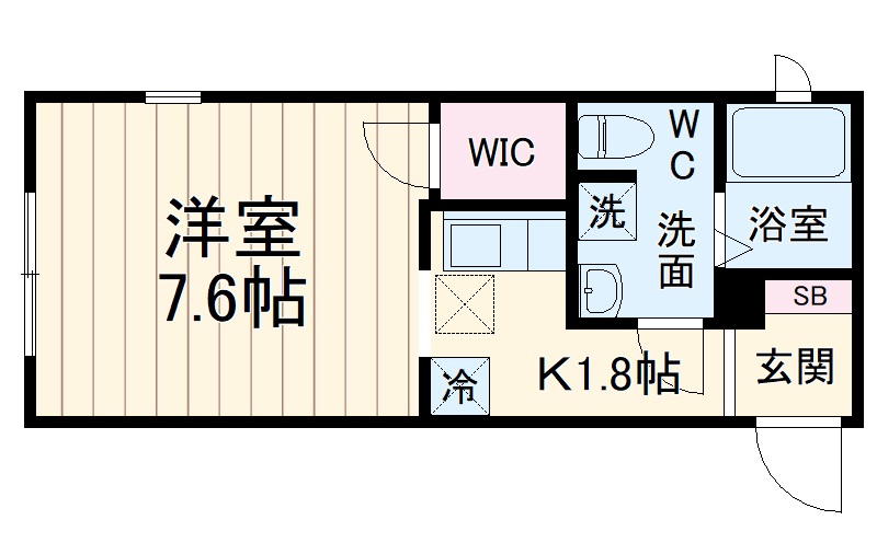 ミルクリークの間取り