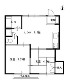 サンファスト足立の間取り