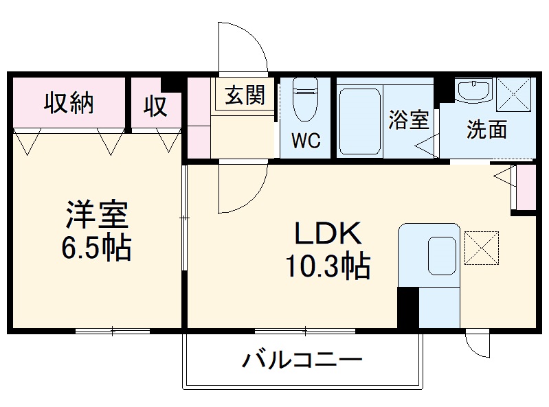 アルエットＣの間取り