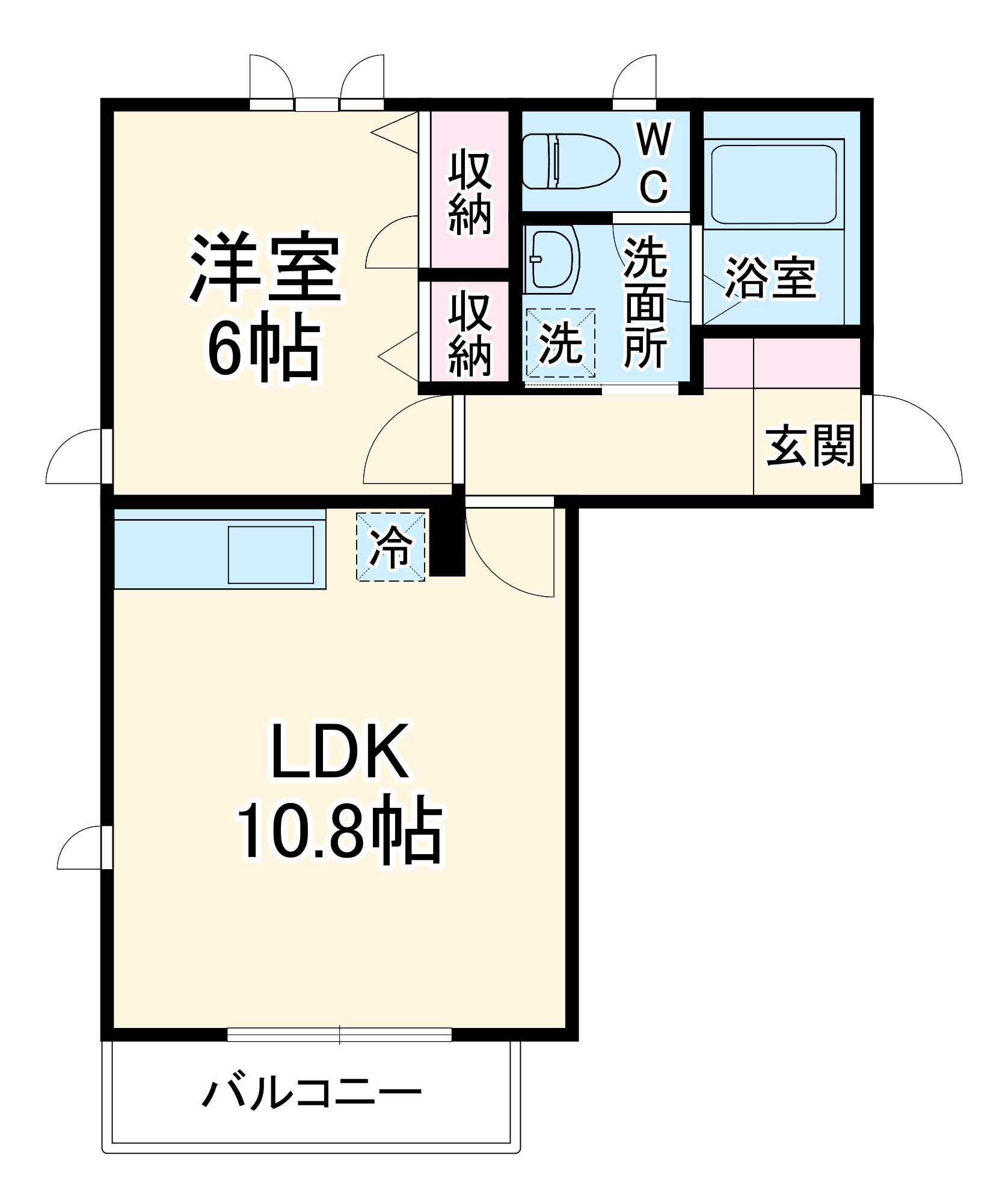 アルエットCの間取り