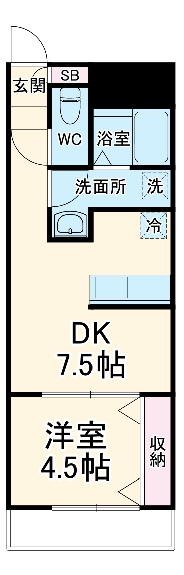 Wealthy長谷の間取り