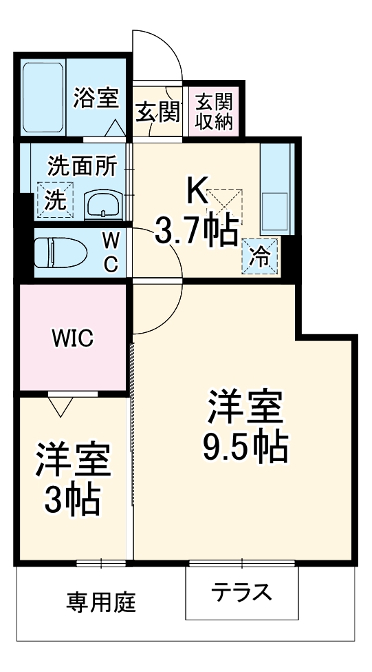 ファミーリエⅡの間取り