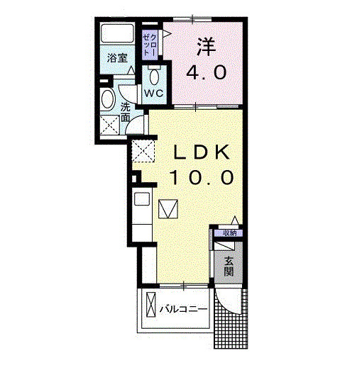 クリア- スカイの間取り