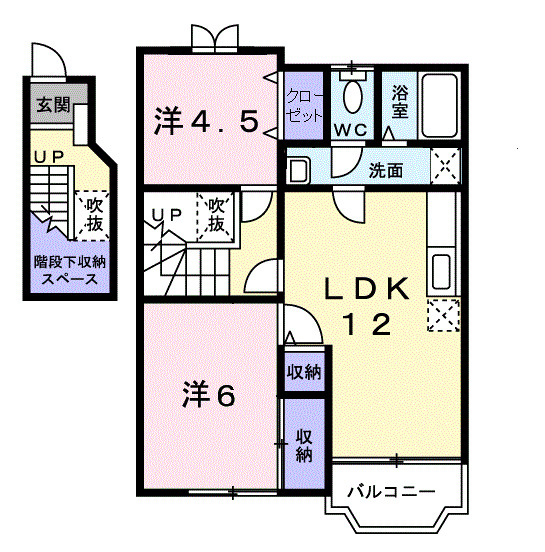 リセスガーデンⅡの間取り